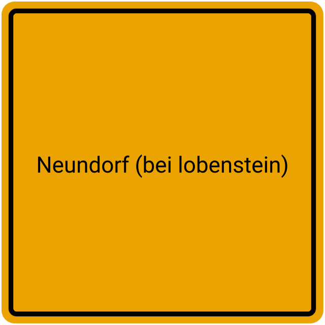 Meldebestätigung Neundorf (bei Lobenstein)